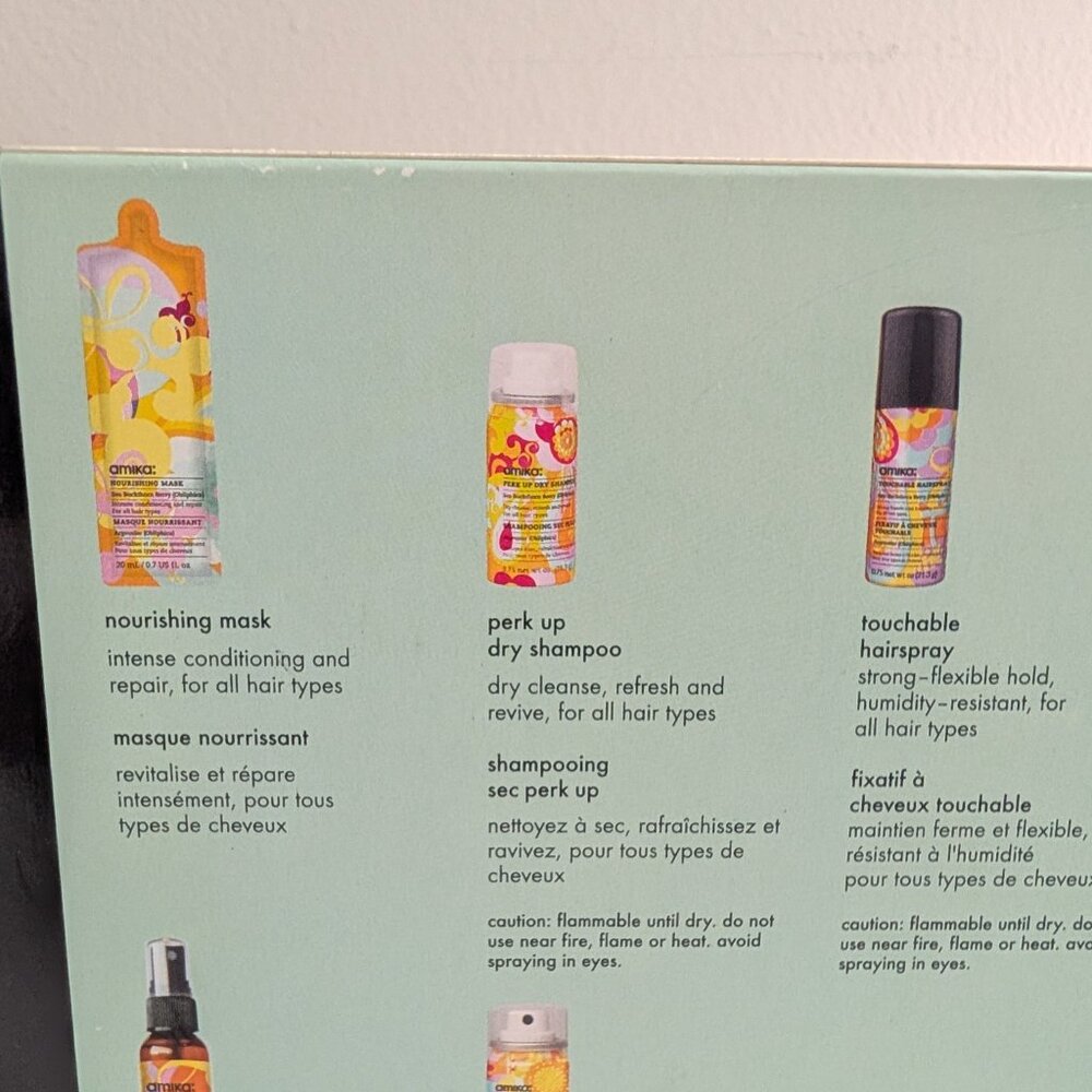 Amika Sephora Beauty Insider Set Conditioner Shampoo Mask Plus Texture Spray New - Picture 8 of 8
